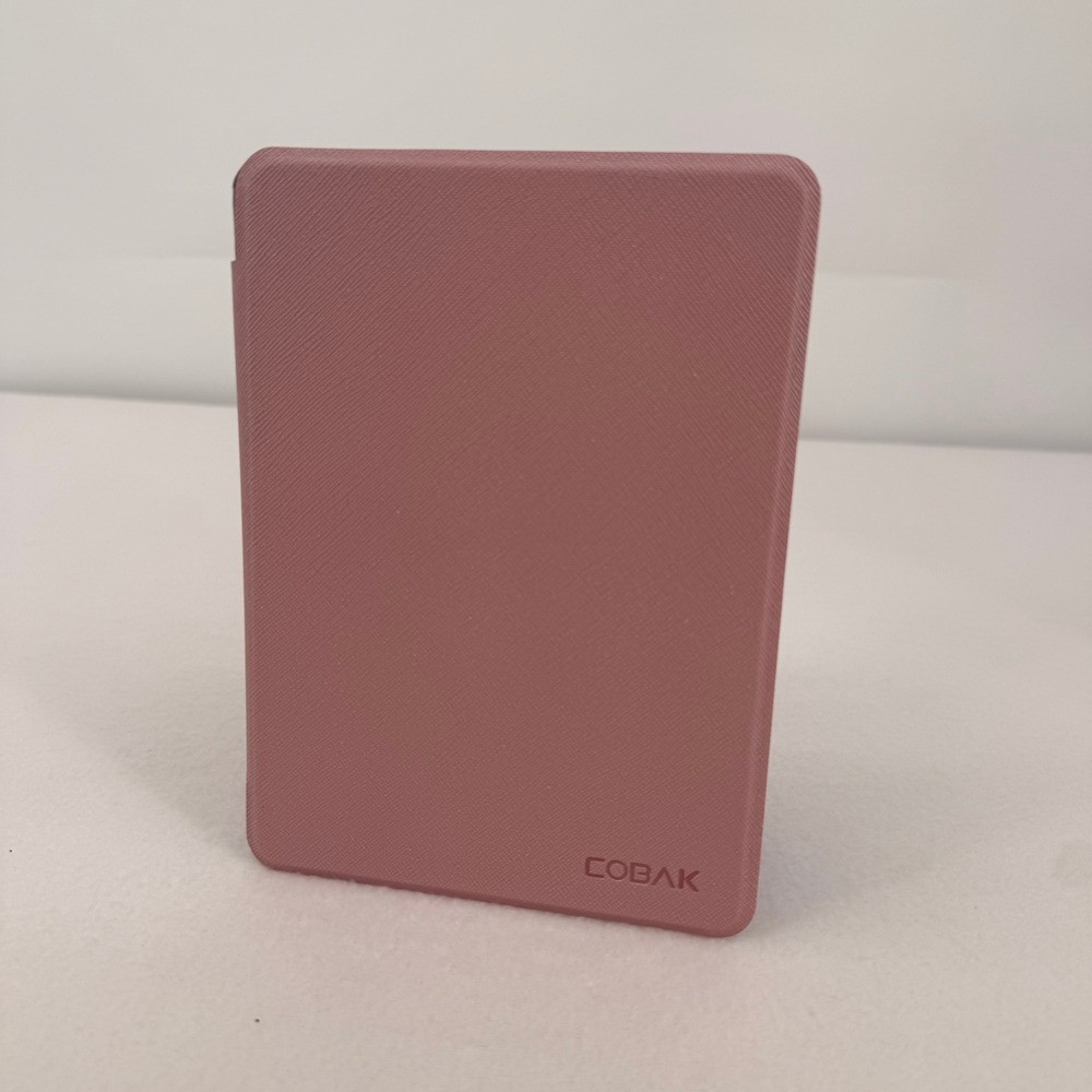 COBAK Kindle Magnetic Case Pink Textured Folio Protective Cover Slim Shell